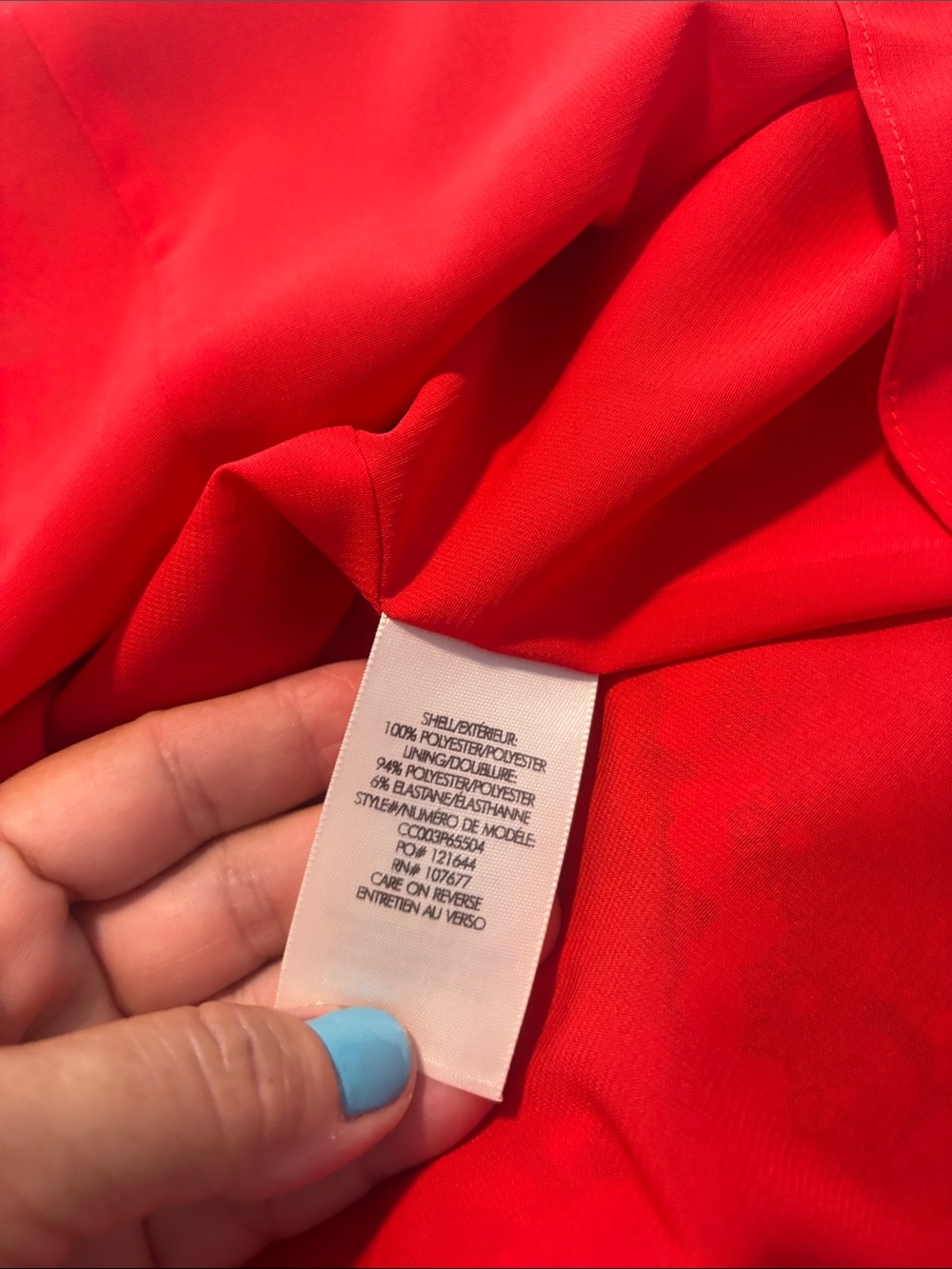Alice + Olivia Red Floral Embroidered Slip Dress - Picture 4 of 4